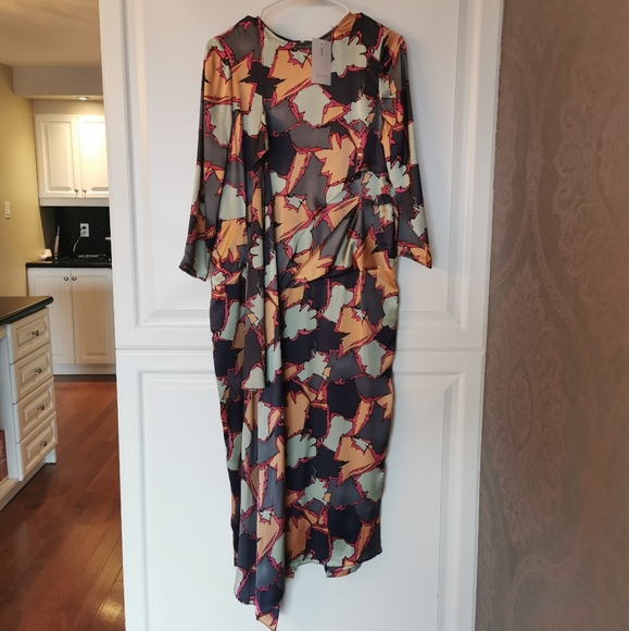 ASOS white 100% silk dress - Picture 5 of 7